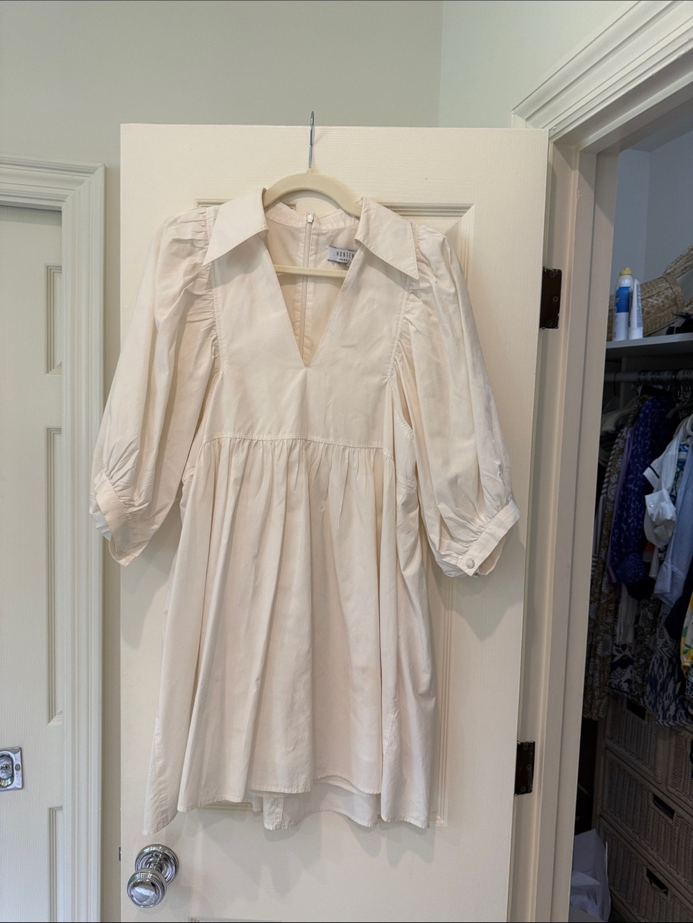 Hunter Bell Noah collared shift dress